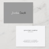 モダンプロフェッショナルグエレガントレーシンプルデザイン 名刺 (正面/裏面)