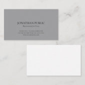 モダンプロフェッショナルグエレガントレーミニマル平野 名刺 (正面/裏面)