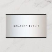 モダンプロフェッショナルグラマエレガントラスデザイン 名刺 (正面)