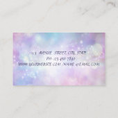 モダンプロフェッショナルグリッターまばゆのメイクアップ《写真》ぼけ味 名刺 (裏面)