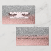 モダンプロフェッショナルグリッターラフェイクッシュ、フレーム 名刺 (正面/裏面)