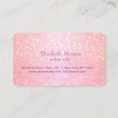 モダンプロフェッショナルグリッター化粧ロイヤリティカード ロイヤリティカード (裏面)