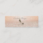 モダンプロフェッショナルグリッター《写真》ぼけ味、ハイヒール スキニー名刺 (正面)