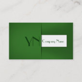 モダンプロフェッショナルグリーンケース – 名刺 (正面)