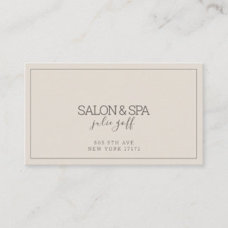モダンプロフェッショナルサロンスパ 名刺