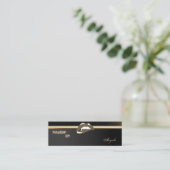 モダンプロフェッショナルシック高級リップ スキニー名刺 (スタンド正面)