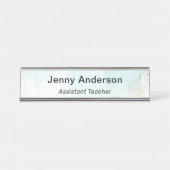 モダンプロフェッショナルシンプルの役職 デスクネームプレート (正面)