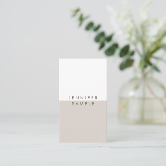 モダンプロフェッショナルシンプルテンプレートエレガント 名刺 (スタンド正面)