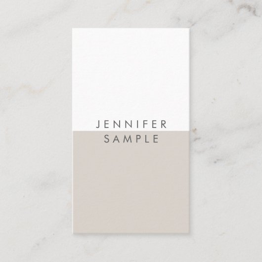 モダンプロフェッショナルシンプルテンプレートエレガント 名刺 (正面)