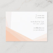 モダンプロフェッショナルシンプルテンプレートミニマル 名刺 (裏面)