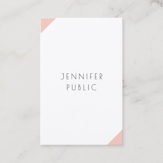 モダンプロフェッショナルシンプルテンプレート 名刺 (正面)