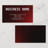 モダンプロフェッショナルシンプルプレーン・ビジネス・カード 名刺 (正面/裏面)