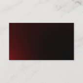 モダンプロフェッショナルシンプルプレーン・ビジネス・カード 名刺 (裏面)