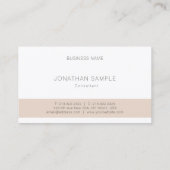 モダンプロフェッショナルシンプルモノグラムエレガントルクセ 名刺 (裏面)