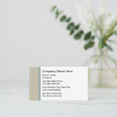 モダンプロフェッショナルシンプル名刺 名刺 (スタンド正面)