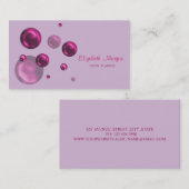 モダンプロフェッショナルスタイリッシュシンプルドット 名刺 (正面/裏面)