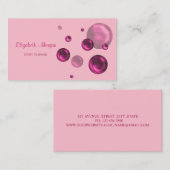 モダンプロフェッショナルスタイリッシュシンプルドット 名刺 (正面/裏面)