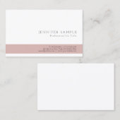 モダンプロフェッショナルスタイリッシュミニマルデザイン 名刺 (正面/裏面)