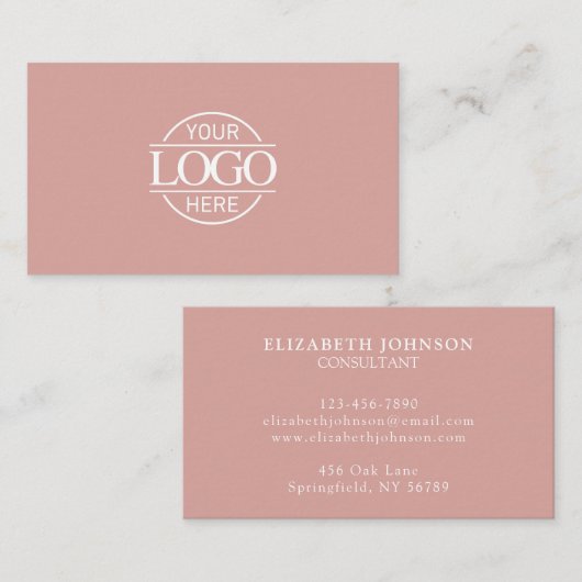 モダンプロフェッショナルダスティバラ会社のロゴ 名刺 (正面/裏面)