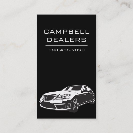 モダンプロフェッショナルディーラー自動販売 名刺 (正面)