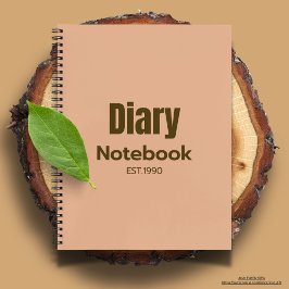 モダンプロフェッショナルデザインかわいいピンクの日記シック ノートブック