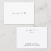 モダンプロフェッショナルトレンディーエレガントテンプレート 名刺 (正面/裏面)