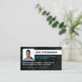 モダンプロフェッショナルトレーナーのプロフィール写真 名刺 (スタンド正面)