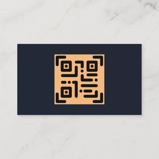 モダンプロフェッショナルネイビー青と金ゴールド写真 名刺 (裏面)