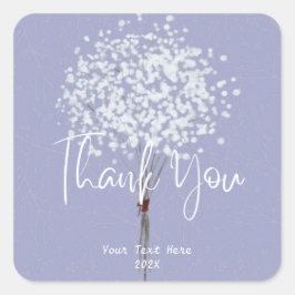 モダンプロフェッショナルパステルサンキュー スクエアシール