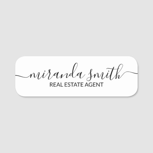 モダンプロフェッショナルパーソナライズされた名タグ 名札 (正面)