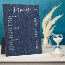 モダンプロフェッショナルビジネス価格表 フォトプラーク