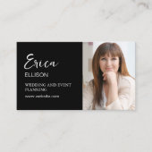 モダンプロフェッショナルビジネスQRコード写真 名刺 (正面)