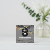 モダンプロフェッショナルフィットネストレーナー スクエア名刺 (スタンド正面)