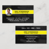 モダンプロフェッショナルフィットネス訓練 名刺 (正面/裏面)