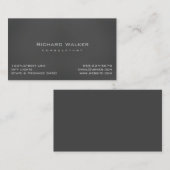 モダンプロフェッショナルブエレガントラックウッドシンプル 名刺 (正面/裏面)