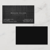 モダンプロフェッショナルブエレガントラックウッドシンプル 名刺 (正面/裏面)