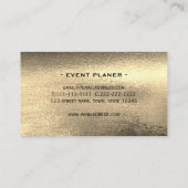 モダンプロフェッショナルブラック金ゴールド 名刺