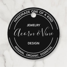 モダンプロフェッショナルブランディングデザイン |黒 フェイバータグ