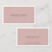 モダンプロフェッショナルプミニマルランエレガントド 名刺 (正面/裏面)