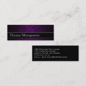 モダンプロフェッショナルプレミアムスリム名刺 スキニー名刺 (正面/裏面)