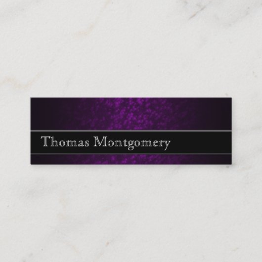 モダンプロフェッショナルプレミアムスリム名刺 スキニー名刺 (正面)