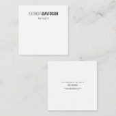 モダンプロフェッショナルプレーンシンプルミニマル ノートカード (正面/裏面)