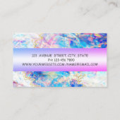 モダンプロフェッショナルホログラフィ魅力的ック光学 名刺 (裏面)