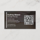 モダンプロフェッショナルマッサージセラピー 名刺 (正面)