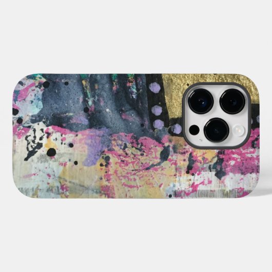 モダンプロフェッショナルミニマエレガントリスト混合媒体 Case-Mate iPhoneケース (裏面 (横))