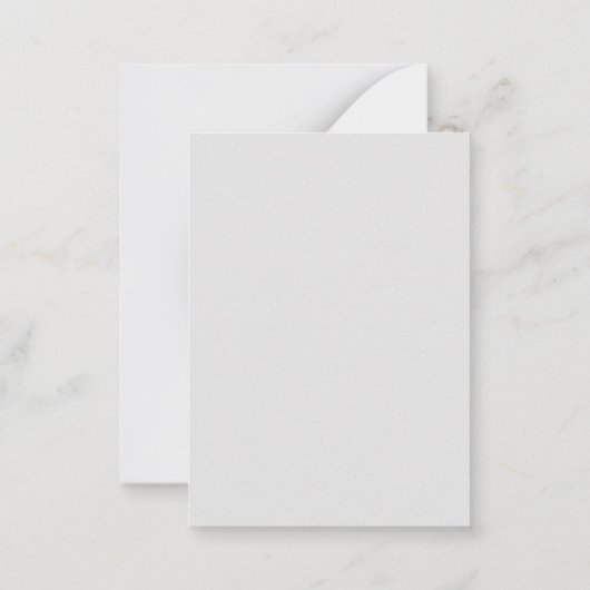 モダンプロフェッショナルミニマシンプルリストマグノリアス ノートカード (裏面)