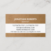 モダンプロフェッショナルミニマリストExecutive Generic B 名刺 (裏面)