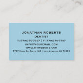 モダンプロフェッショナルミニマリストExecutive Generic B 名刺 (裏面)