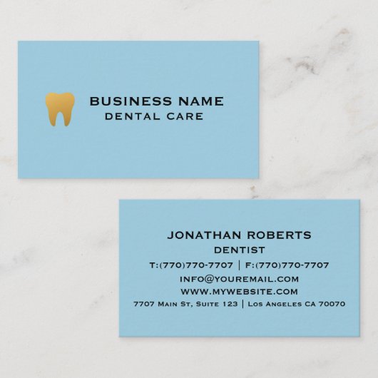 モダンプロフェッショナルミニマリストExecutive Generic B 名刺 (正面/裏面)