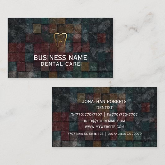 モダンプロフェッショナルミニマリストExecutive Generic B 名刺 (正面/裏面)